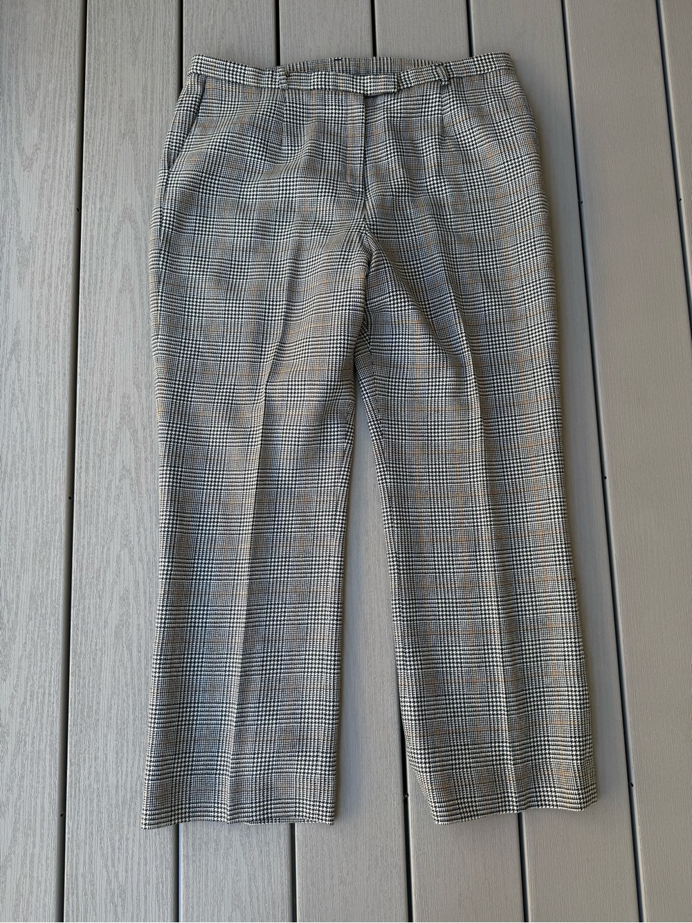 Pendleton Virgin Wool Glen Plaid Dress Pants Women’s 16 Classic